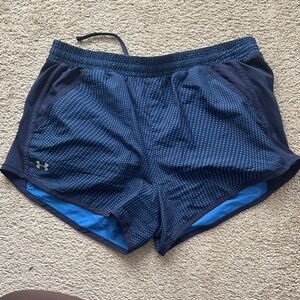 Under Armour Dark Blue Dotted Shorts